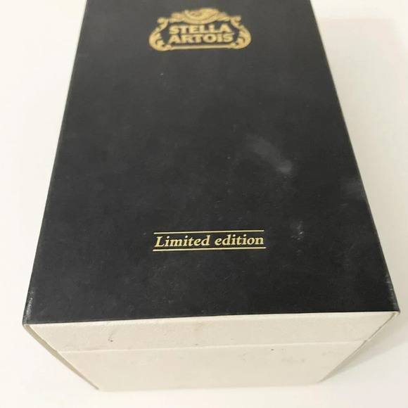 Swarovski Crystal Stella Artois Chalice Goblet Glass Limited Edition Worn Box - Picture 4 of 16